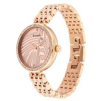 "Titan Ladies Watch - 95129WM01 - Click here to View more details about this Product